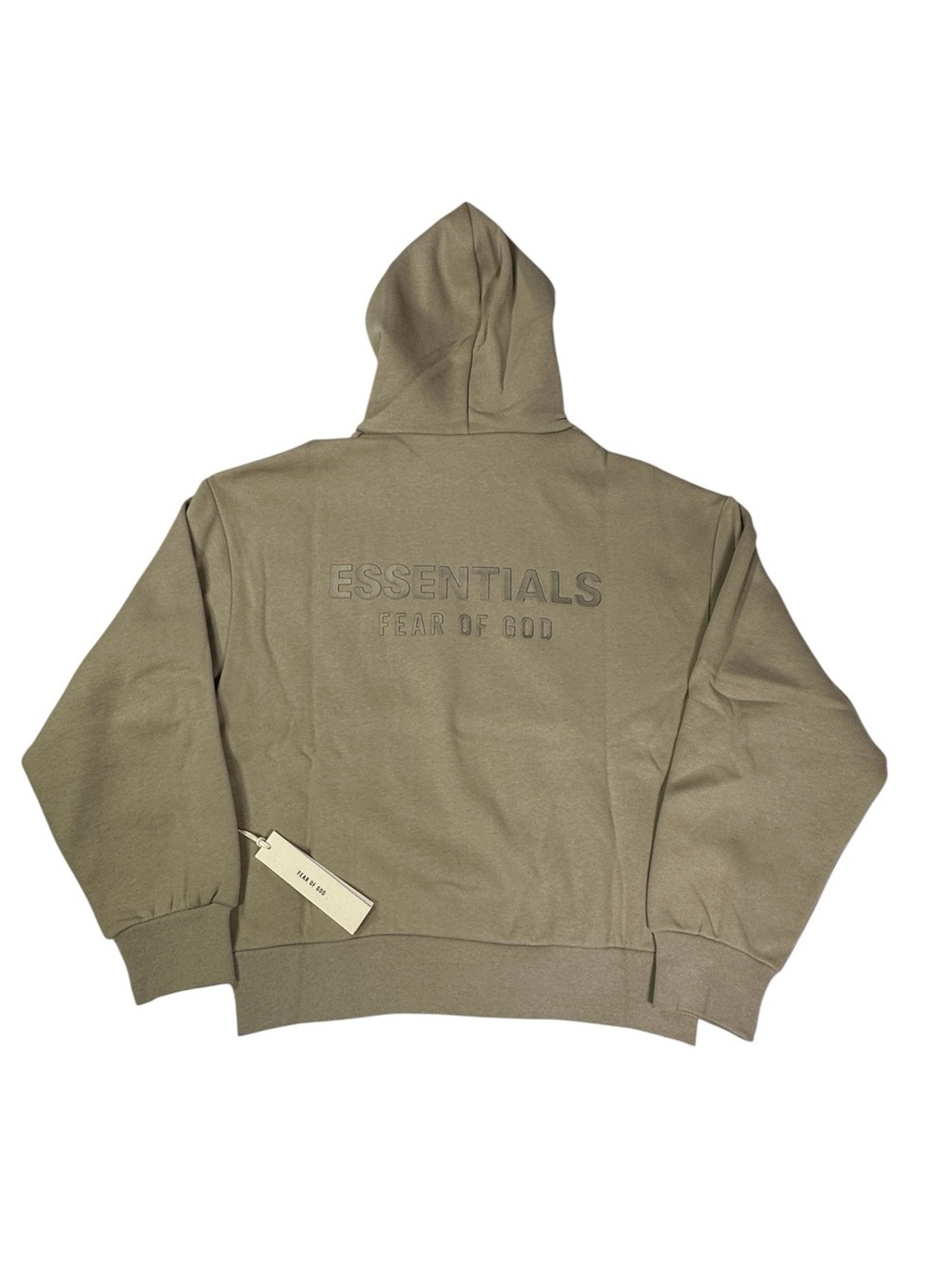 Fear of God ESSENTIALS SS25 Timber Classic Fit Fleece Hoodie Large